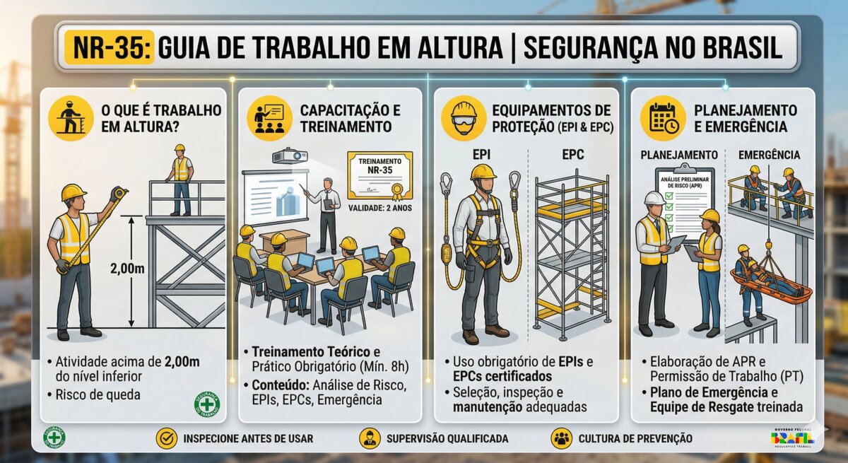 NR-35: O que você precisa saber sobre trabalho em altura